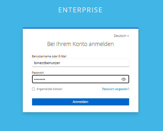 Zwei-Faktor-Authentifizierung Weiterleitung