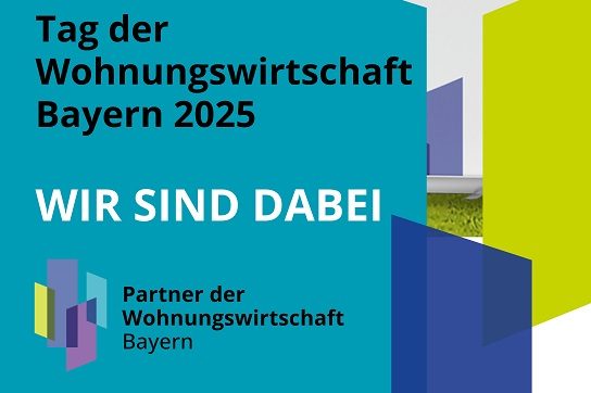 Plakat für den Tag der Wohnungswirtschaft Bayern 2025